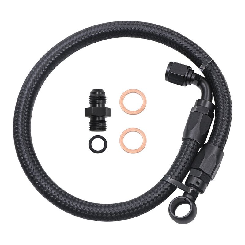 auto modifikatsiooni osad punutud kütusetoru ühenduskomplekt must sobiv Honda Acura BD seeriale_voghion.com