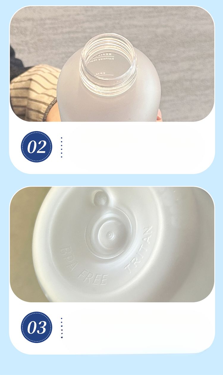 Tritan-Sportflasche in Mutter- und Säuglingsqualität für Frauen, tragbare Fitness-Wasserflasche aus Kunststoff mit großem Fassungsvermögen,_voghion.com
