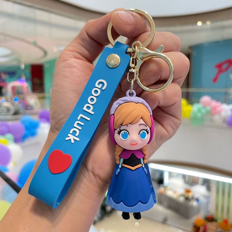 Portachiavi per auto Frozen Biancaneve, squisito ciondolo per zaino, grazioso peluche, piccolo regalo._voghion.com