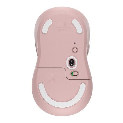 Mouse silencioso sem fio Bluetooth e 2.4G – Mouse ergonômico de 6 botões para PC, laptop e escritório (preto/cinza/branco/rosa/grafite/creme)_voghion.com