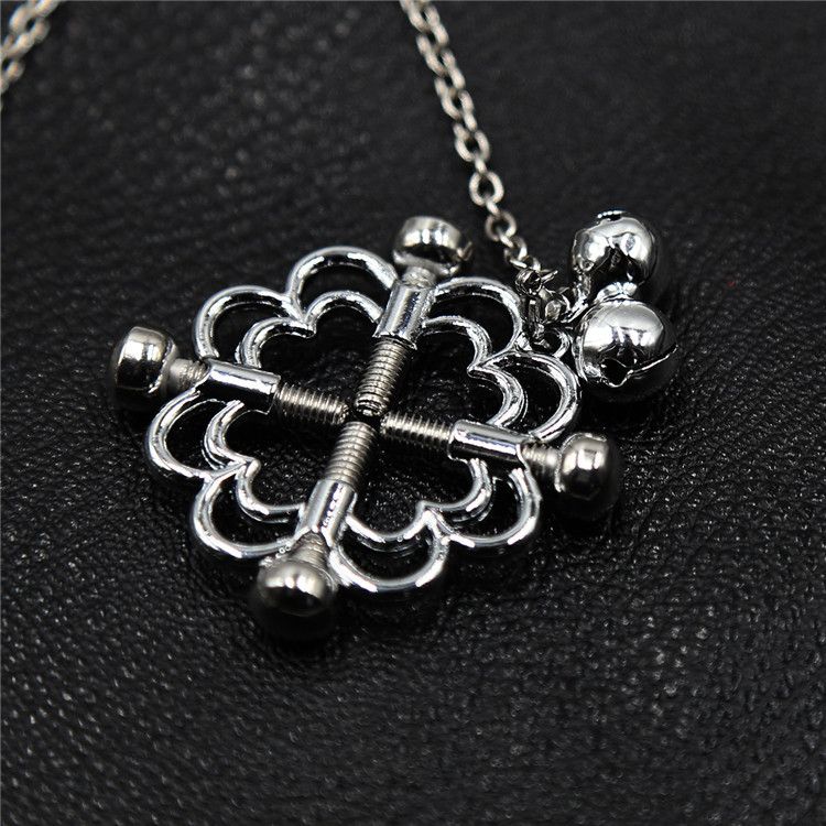 Pinces à tétons en forme de fleur, pinces à tétons réglables et sexy, pinces à tétons à double chaîne et autocollants pour tétons sexy._voghion.com