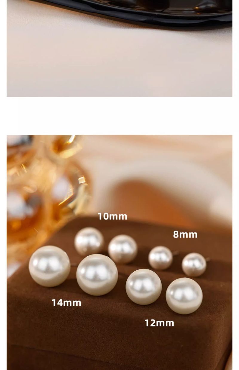 Orecchini da donna orecchini in argento con perle orecchini da donna design di nicchia orecchini leggeri di lusso di alta gamma_voghion.com