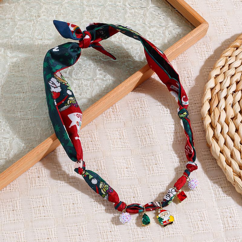 Collana con sciarpa di seta Collana con sciarpa di seta di lusso leggera e versatile con più ciondoli di perle di alta qualità_voghion.com