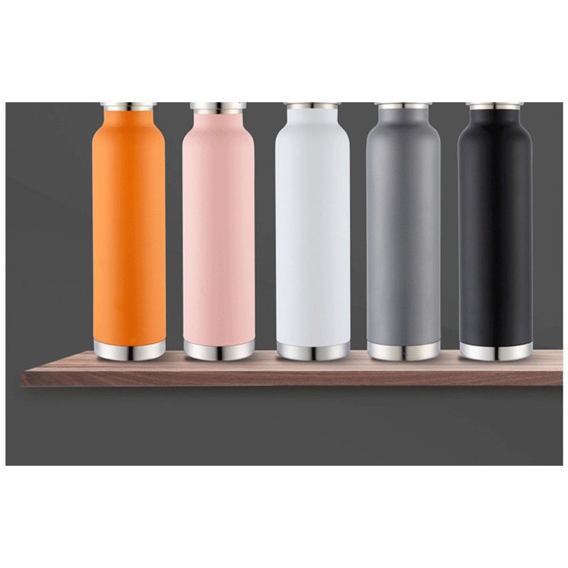 304 Borraccia sportiva portatile a doppio strato, stile americano, a bocca larga, da 650 ml, per escursioni all'aperto_voghion.com