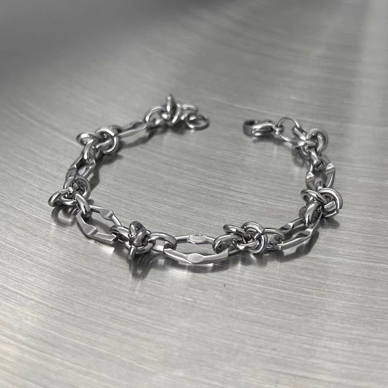 Βραχιόλι Thorn Titanium Steel Ins Trend Hip Hop High End Non Fading Hand κοσμήματα Ανδρικό βραχιόλι_voghion.com