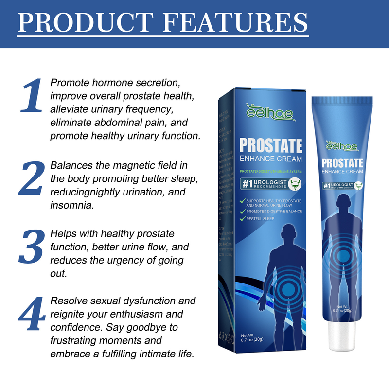 Body Men's Relieve Male Prostatitis Care Massage External Acupoint Cream new_voghion.com