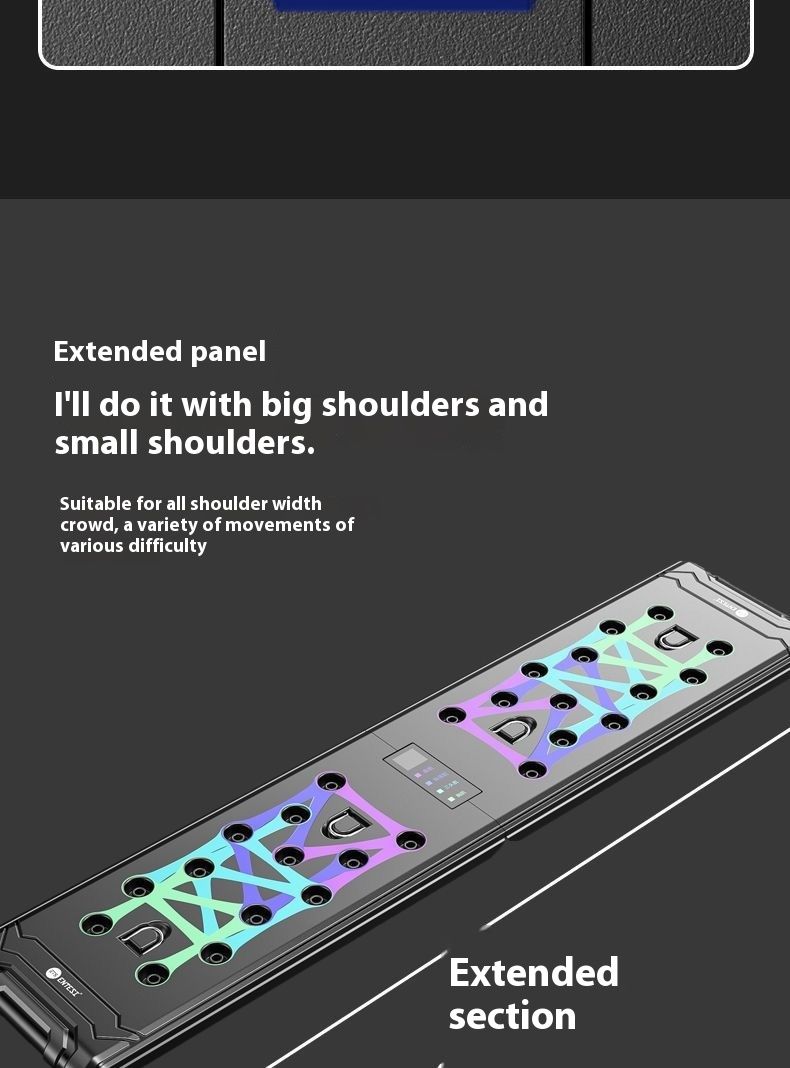 Planche multifonctionnelle pour pompes, équipement de fitness, aide à l'entraînement abdominal, entraîneur musculaire, extenseur de poitrine_voghion.com