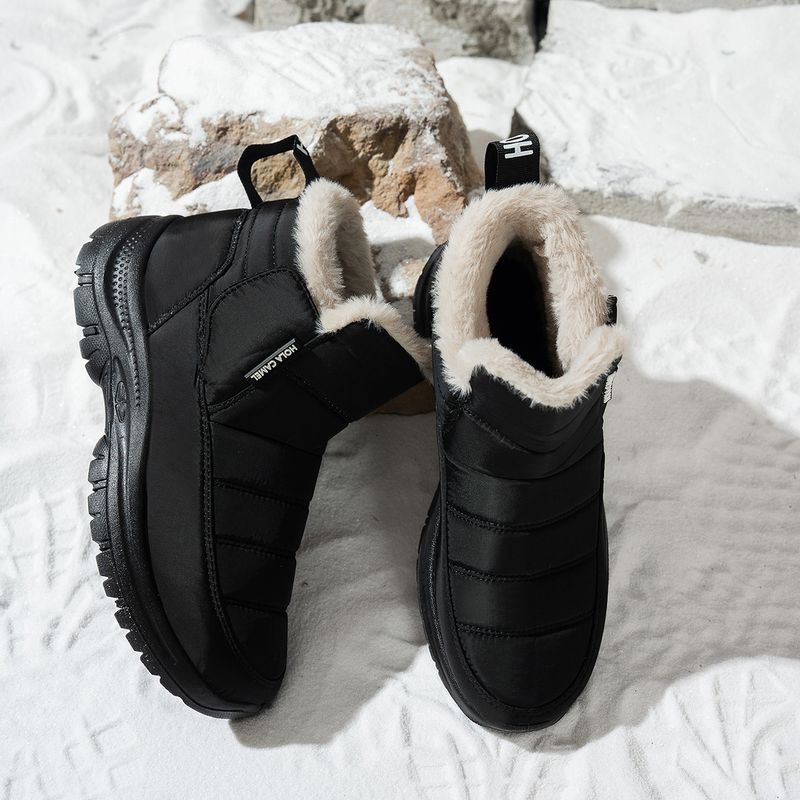 Women's Waterproof Snow Boots With Fleece Lining - Slip-Resistant, Warm & Comfortable Winter Shoes For Outdoor Activities_voghion.com