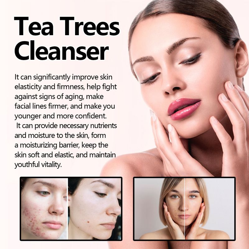 EELHOE Tea Tree Cleansing, Firming, Pore Oil Control, Moisturizing, And Skin Moisturizing Facial Cleanser_voghion.com