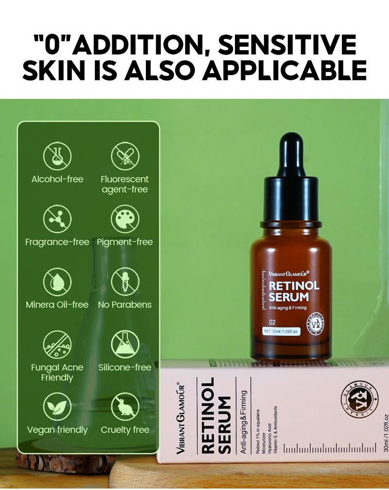 VIBRANT GLAMOUR Essenza Viso al Retinolo 30ml Idratante e schiarente_voghion.com