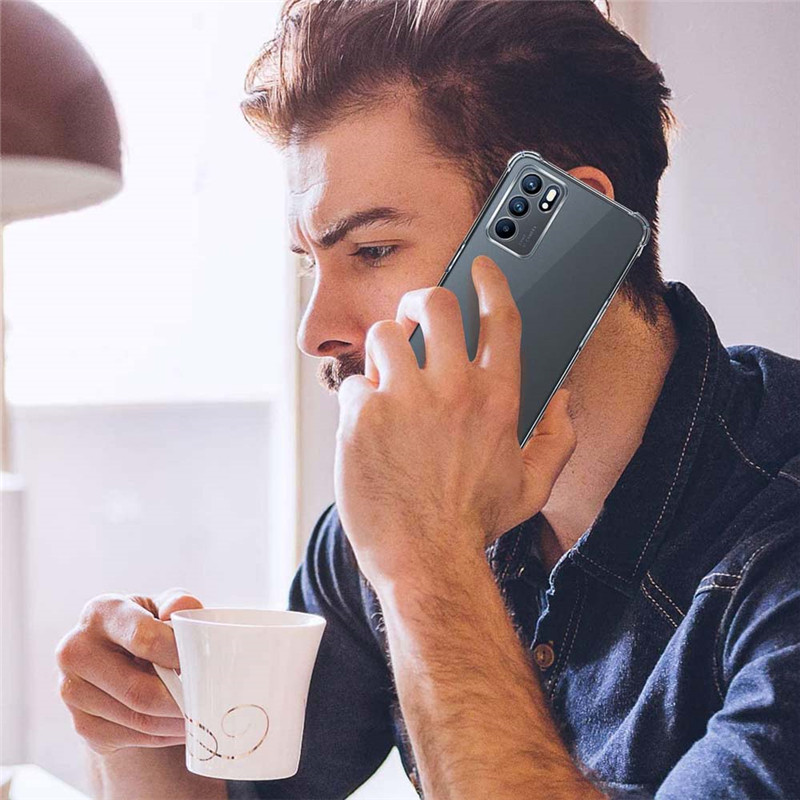 Odporne na wstrząsy silikonowe przezroczyste etui na telefon do OPPO Reno Z 2 3 4 5 6 7 8 9 10 Pro 2Z 2F Osłona obiektywu tylna do OPPO 4SE 5K 5F 6Z 7SE 7Z 8T ACE2_voghion.com