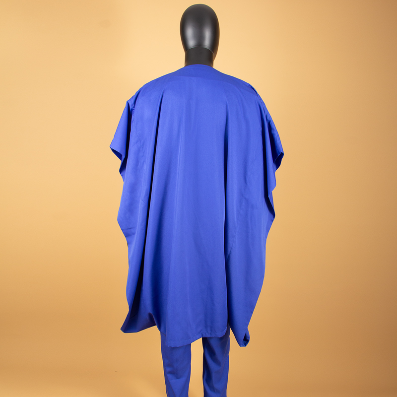 Männerkleeder Afrikanesch ethnesch eenfaarweg Kotteng Männer Casual Jackett + Hosen + Mantel_voghion.com