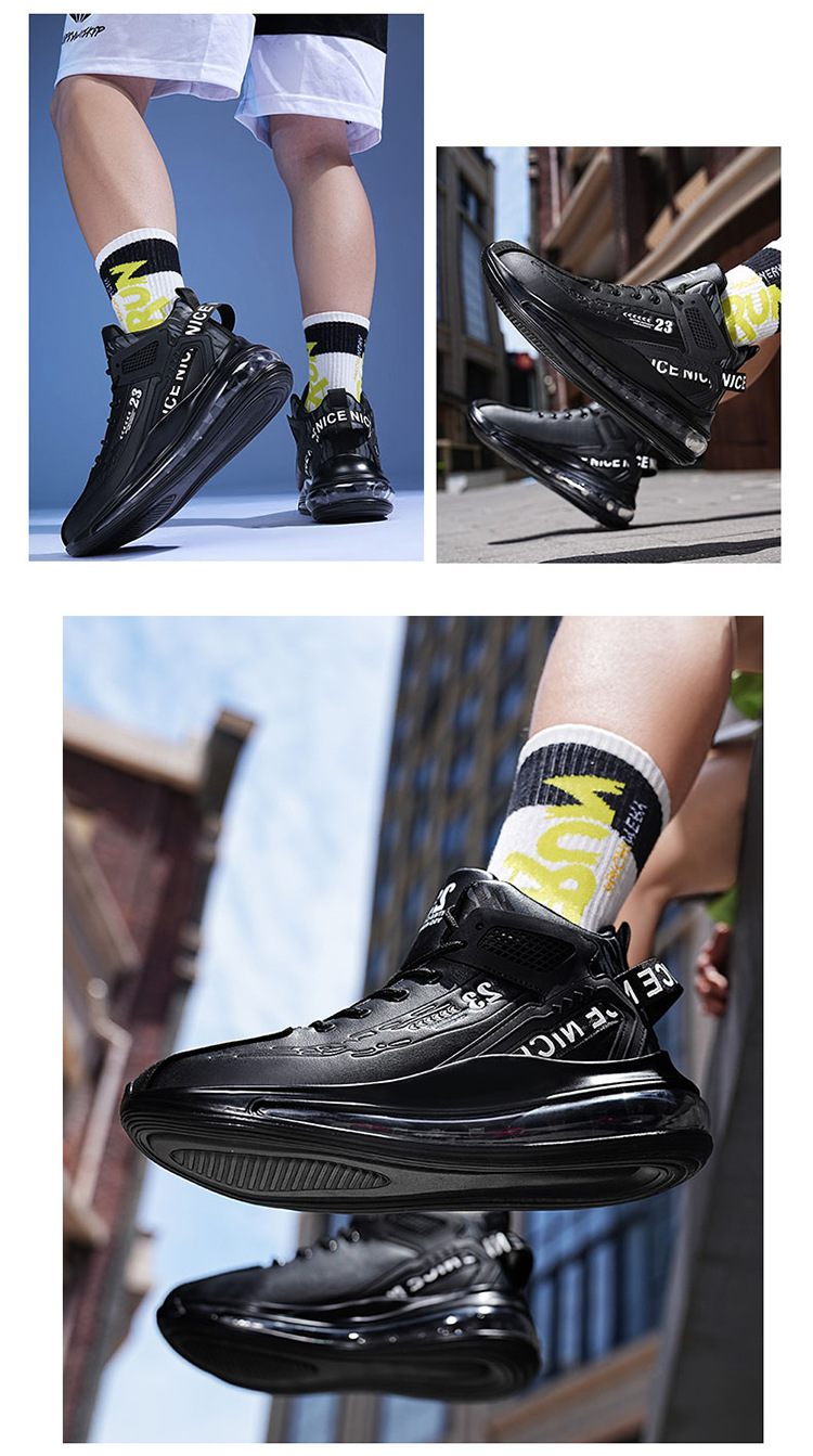 Herrskor deodorant helhands luftkuddeskor luftkudde supermjuka halkfria fritidssportlöpning Gåskor_voghion.com