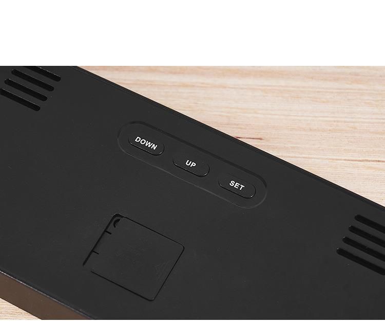 New Screen Alarm Simple LED Desktop Creative Large Size Table Clock Hangable 0707_voghion.com