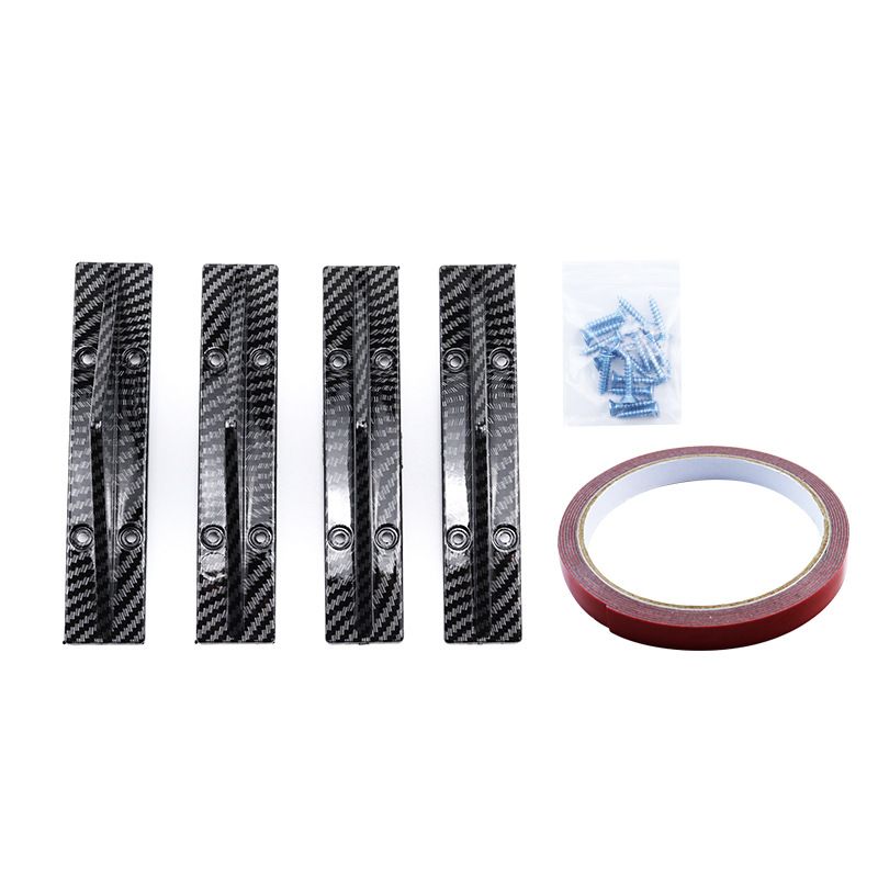 Alerón trasero envolvente pequeño con diseño de fibra de carbono triangular para coche universal, pieza decorativa_voghion.com