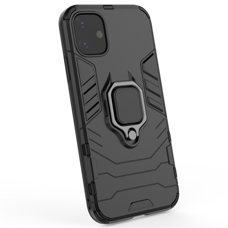 Phone Case Black Panther mobile phone case ring holder car anti fall cover_voghion.com