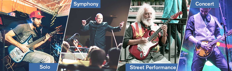 XIAOKOA rendszer újratölthető, továbbfejlesztett LED kijelző, 15 csatornás UHF vezeték nélküli gitár adó-vevő elektromos gitárhoz_voghion.com