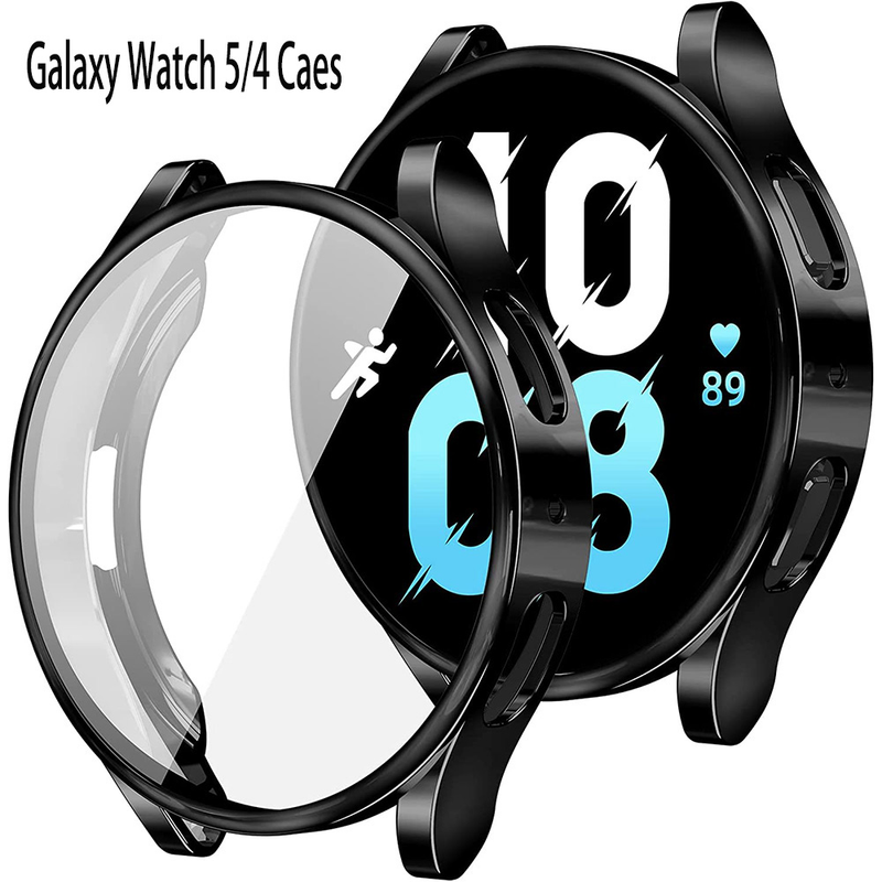 Custodia per Samsung Galaxy Watch 4 5 40mm 44mm Protezione Cover Copertura Silicone TPU Paraurti Protezione dello schermo Accessori completi_voghion.com