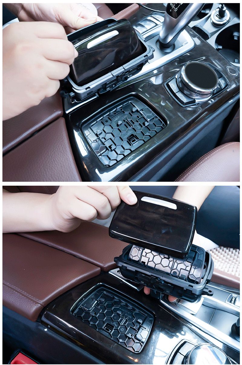 Car ABS Center Console Ashtray Assembly Box Cover Suitable For BMW 5 Series 2010-2017_voghion.com