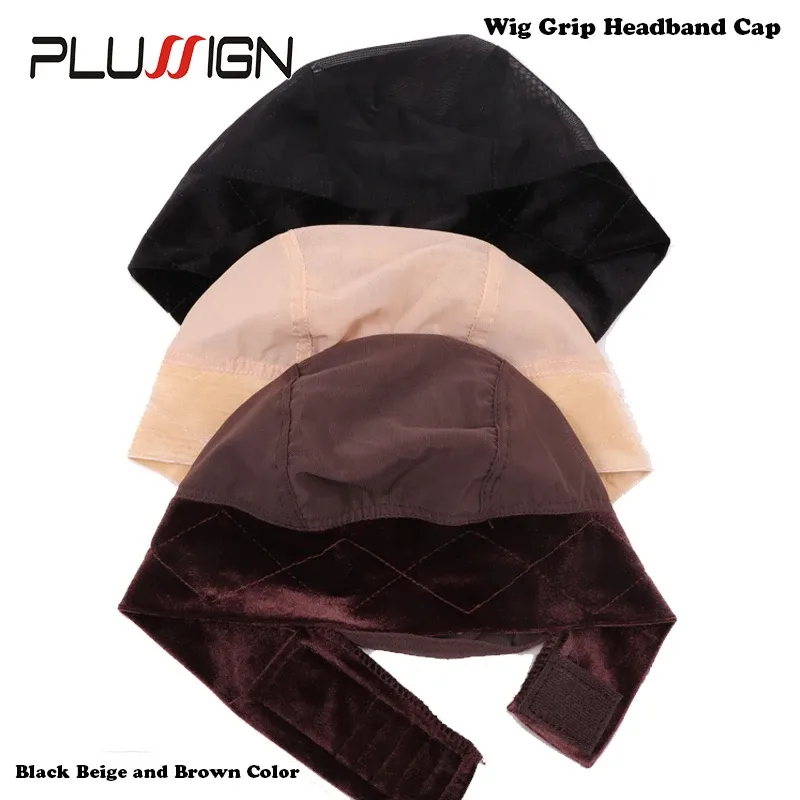Breathable Wig Grip Cap Velvet Wig Caps Hair Protective_voghion.com