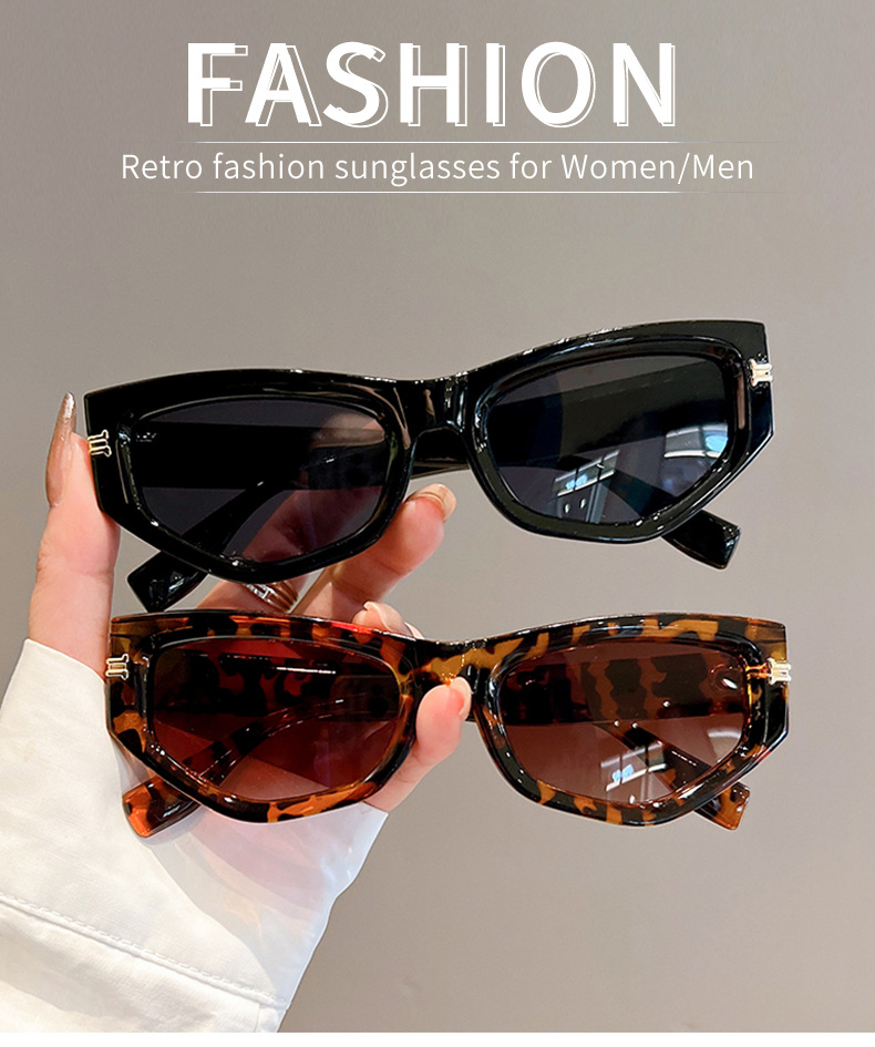 Occhiali da sole cat-eye da donna, celebrità alla moda di Internet, scatti di strada, anti-ultravioletti, occhiali da sole_voghion.com