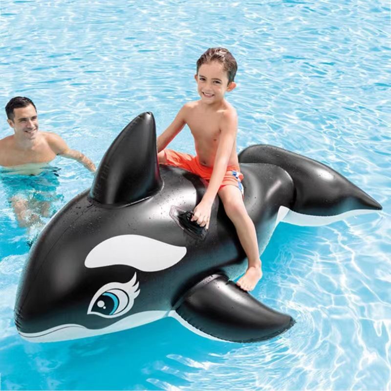 INTEX Ride-On Inflatable Toy Children's Pool Animal Float Water Play_voghion.com