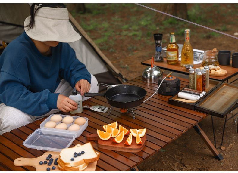 Hike Mount Outdoor Set fornello da campeggio a gas portatile antivento con parabrezza e bollitore_voghion.com