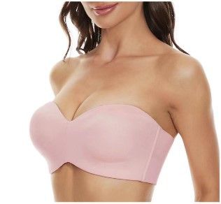 Women's Intimates Underwear Seamless Invisible Bra Detachable Gathering Thin Belt Steel Ring Large Size Chest Wrap_voghion.com