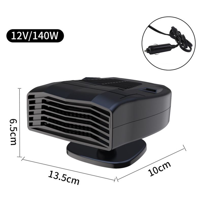 Riscaldatore elettrico per auto 12V/24V, antiappannamento, con ventola calda e fredda, accessori per campeggio_voghion.com