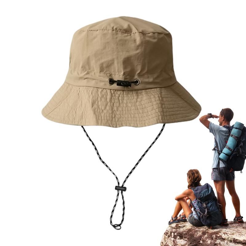 Vente chaude imperméable à large bord pliable seau avec crochet respirant chapeau de pêcheur pour hommes femmes_voghion.com