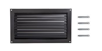 VEVOR Crawl Space Flood Vent, 12" Height X 20" Width Foundation Flood Vent, To Reduce Foundation Damage And Flood Risk, Black, Wall Mounted Flood Vent,for Crawl Spaces,Garages & Full Height Enclosures_voghion.com