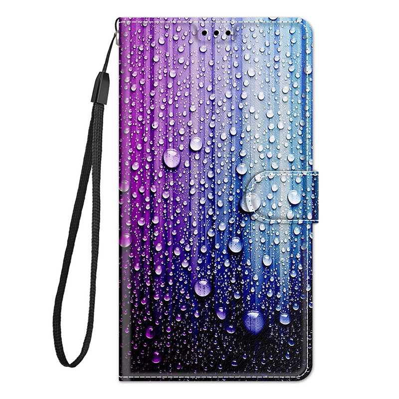 Capa tipo carteira com estampa de borboleta para Samsung Galaxy A05 A05S A15 A25 A35 A55 5G, capa traseira magnética de couro_voghion.com