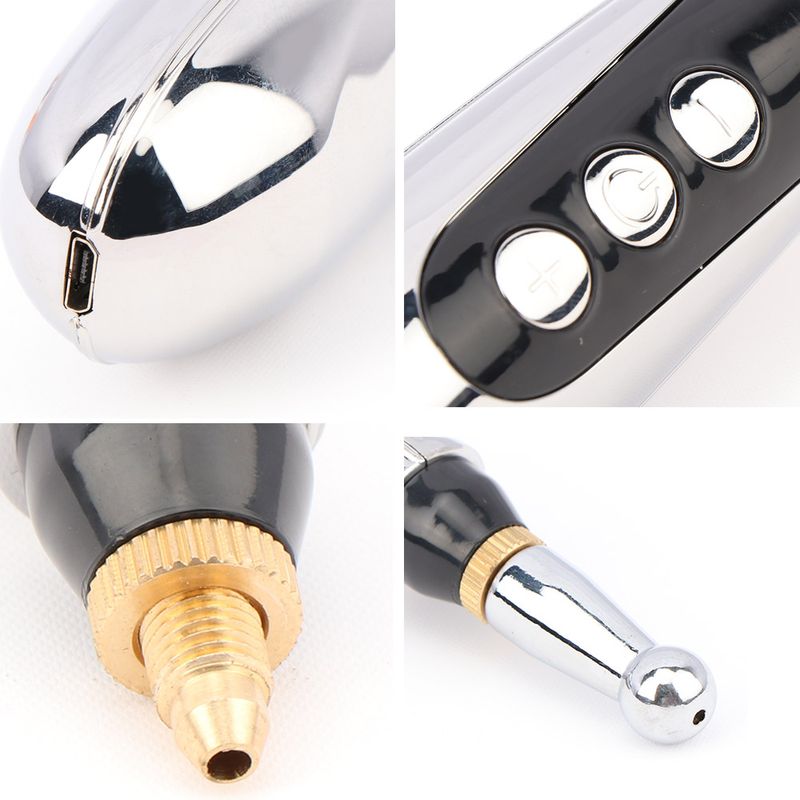Centre d'acupuncture électronique Détecteur de points ZEHN avec affichage numérique Thérapie laser Massage intensif Point d'acupuncture Stimulateur musculaire Appareil_voghion.com
