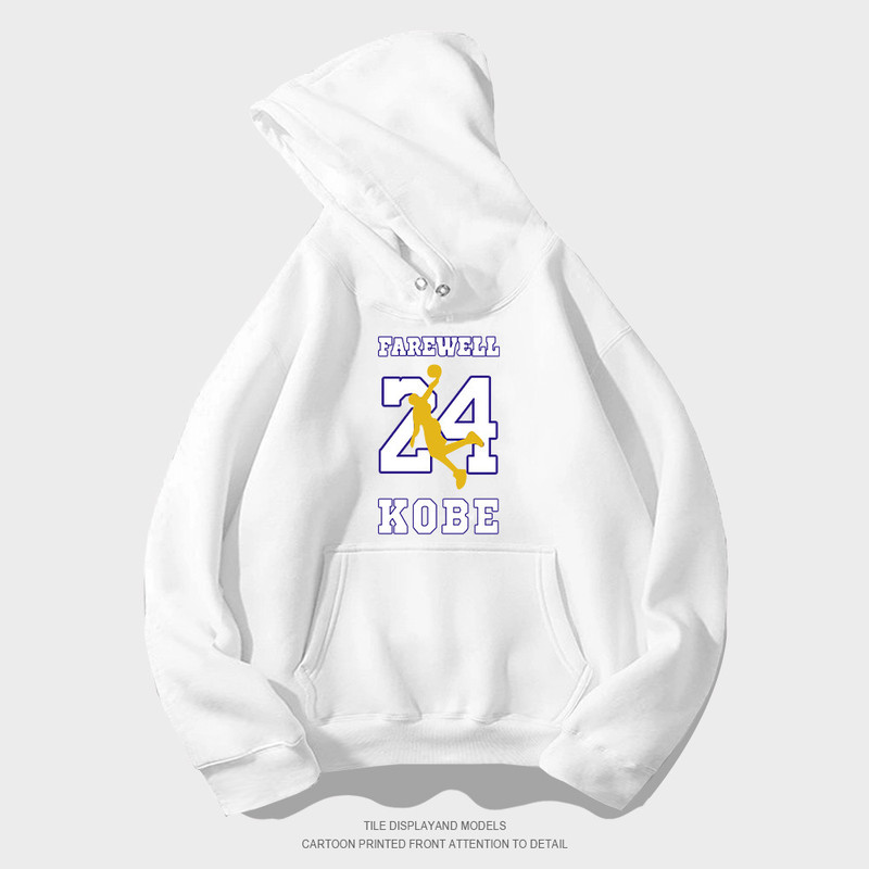 Y Lakers Kobe 24 Basketball Hoodie Autumn Cotton Loose Versatile Unisex Top_voghion.com