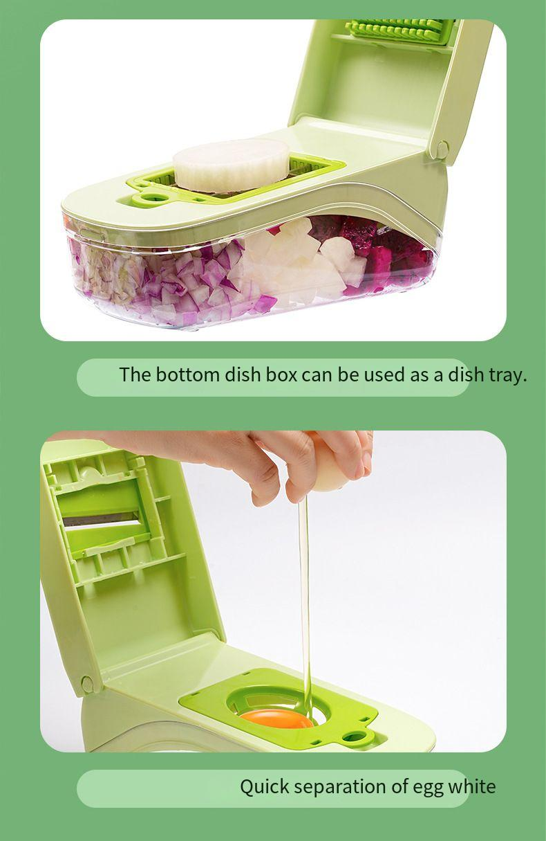 Cross-Border Exclusive Cutting Tool Multi-Functional Grater Potato Slicer Shredder Onion Dicer Vegetable Cutter_voghion.com