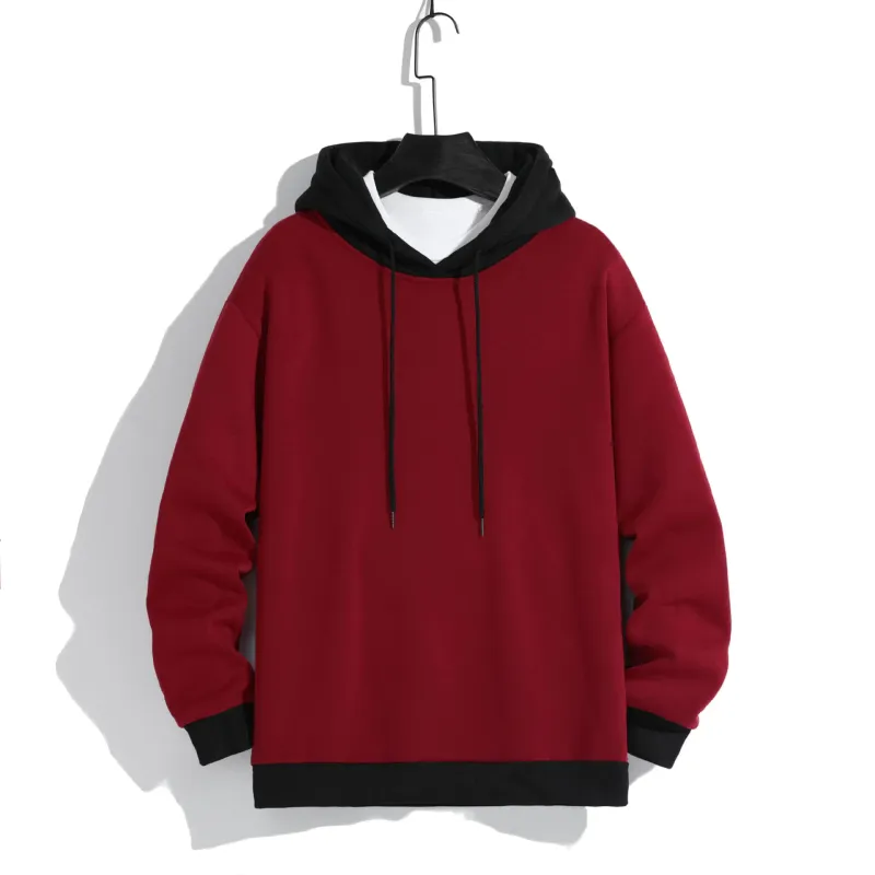 Frühling Herbst Herren Sweatware Casual Sport Kapuzenpullover Mode Kapuzenpullover Männlich Lose Patchwork Pullover Hoody Hoodie_voghion.com
