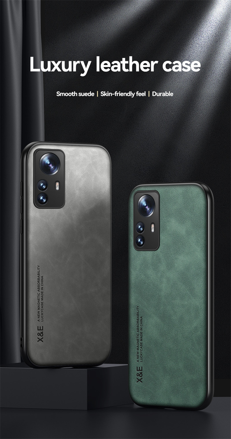 Custodia in pelle retrò di lusso per Xiaomi Mi 12 Pro 11 Lite 11T 10T 10 Mix4 Poco X4 M4 Pro X3 F4 GT con cornice in silicone morbido_voghion.com