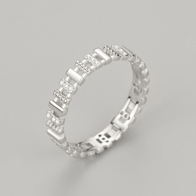 Tancise Anello in argento con zirconi classici Gioielli da donna Promessa di nozze Regalo per feste_voghion.com