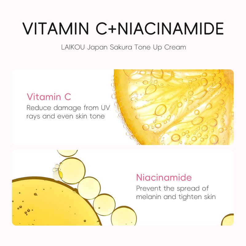 LAIKOU Sakura Gezichtscrème 30g Hydraterende Hydraterende Luie Crème Huidverzorging_voghion.com