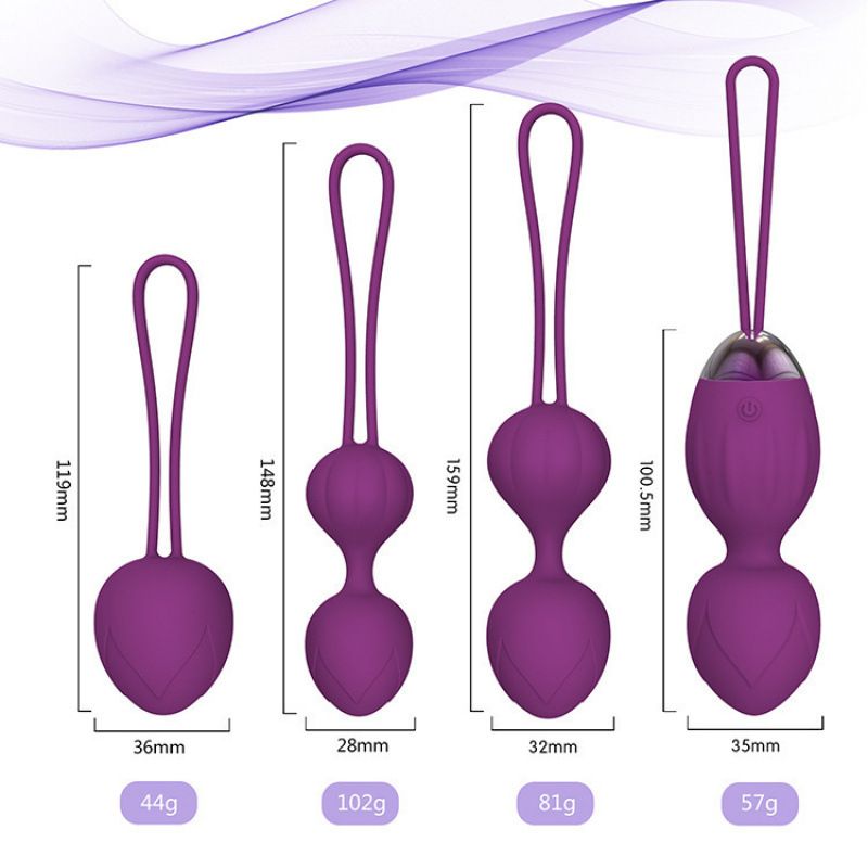 Kegel Ball Exercise And Massage Function 2-in-1 YAI66W017A Four-Piece Set Adult Products Pleasure_voghion.com