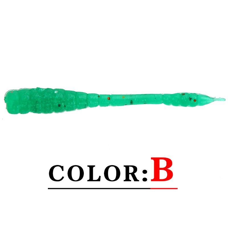 Köder Weicher Köder 0,4 g/4,5 cm Weicher Wurmköder Madenwurm Roter Wurm Fischköder 50/Beutel Angelausrüstung Produkte_voghion.com
