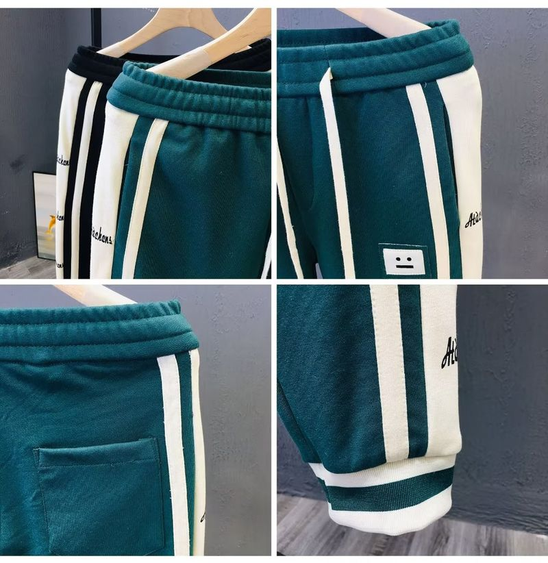 Pantalon Tendance Marque Pi Shuai Fried Street Automne Et Hiver Crop Leggings Hommes Étiqueté Décontracté Américain_voghion.com