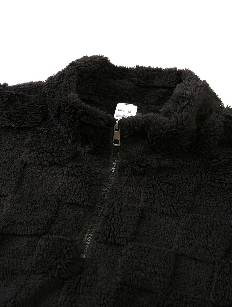 Leichtes Herren-Kapuzensweatshirt mit halbem Reißverschluss, lässiger Langarmpullover für Herbst und Winter, atmungsaktiv und bequem, schmale Passform, einfarbig_voghion.com