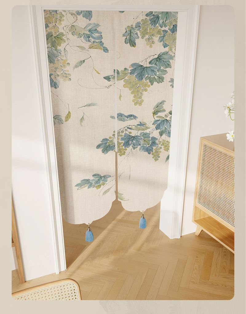 Leichter Luxus im chinesischen Stil für Schlafzimmer, Heimgebrauch, Teestube, Sichtschutz, Trennwand, Badezimmertür ohne Bohren_voghion.com