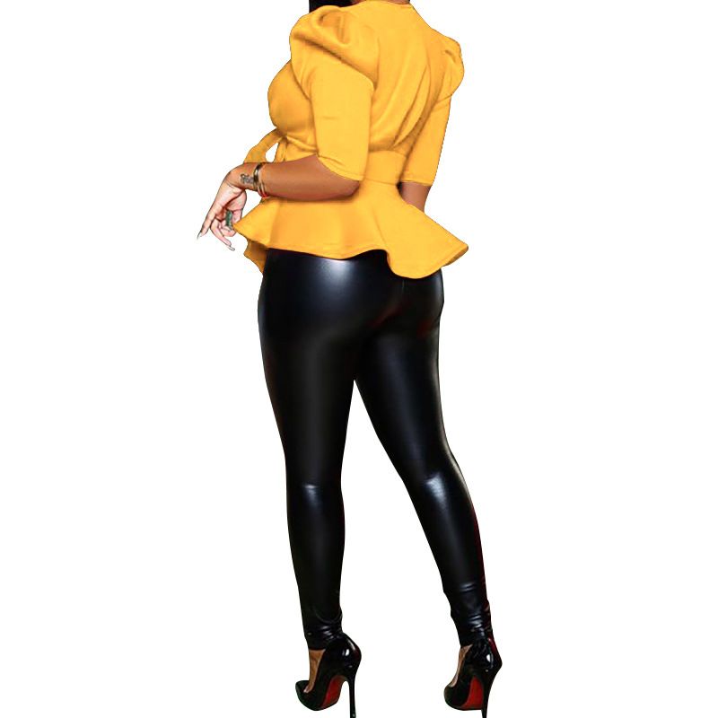 ZL12572022 Nyári Új Fekete Női Slim Fit Szexi Egyszínű Felső_voghion.com