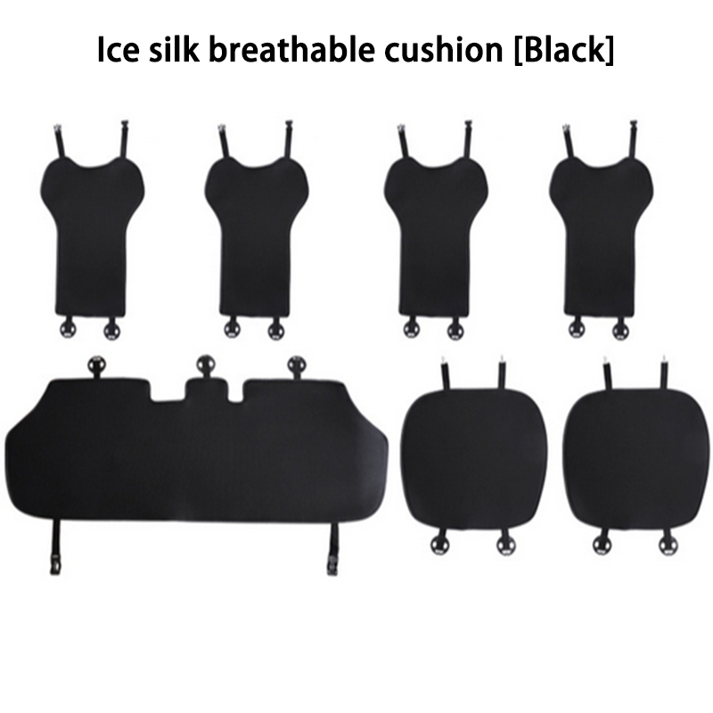 Suitable For Tesla Model 3 /2024 Ice Silk Cover Cushion Seat Protection Automotive Interior Accessories_voghion.com