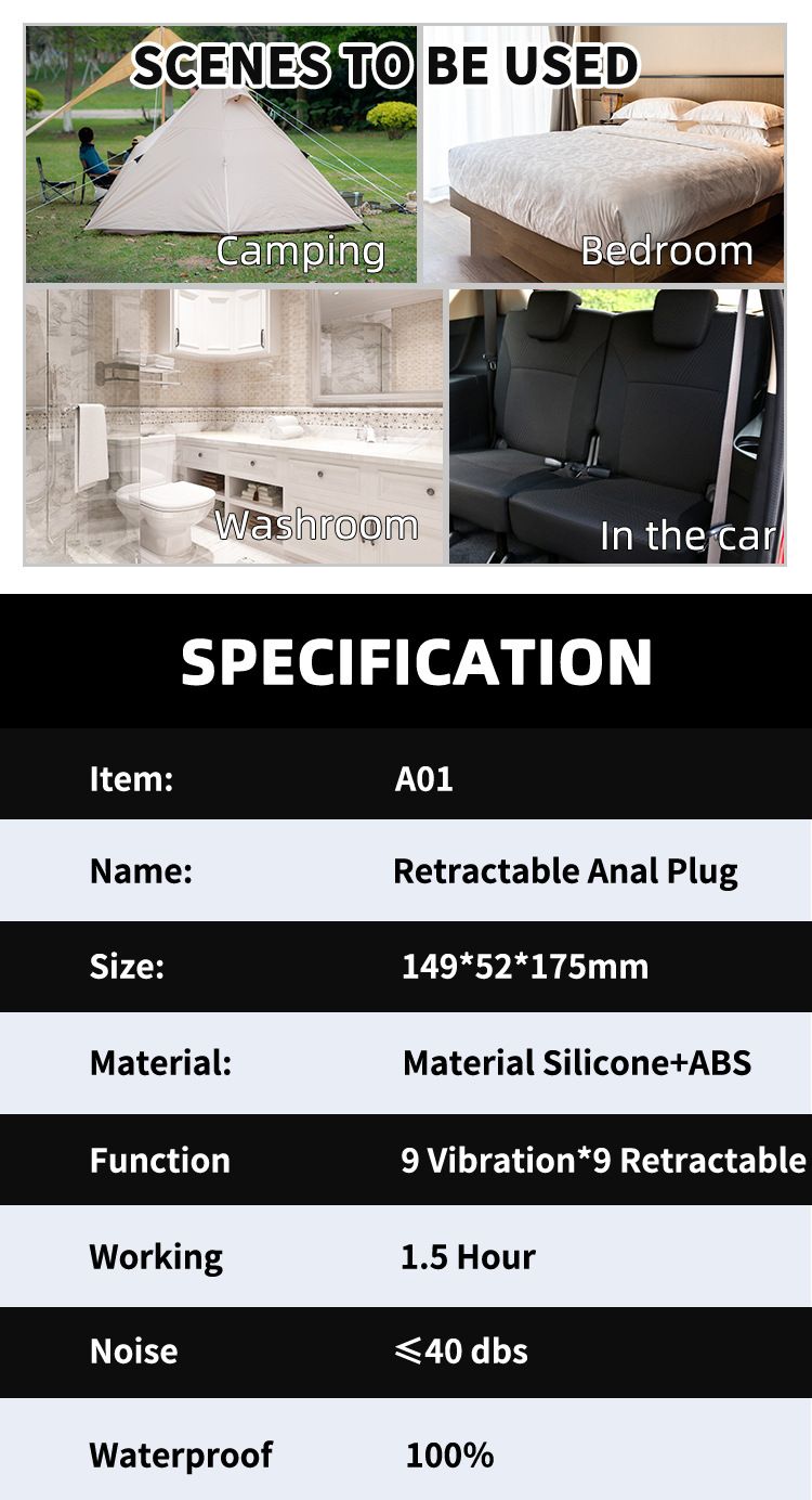 CHIJIANG New Telescopic Anal Plug Prostate Vibrator Massager Wireless Remote Control Double Ring Semen Lock_voghion.com