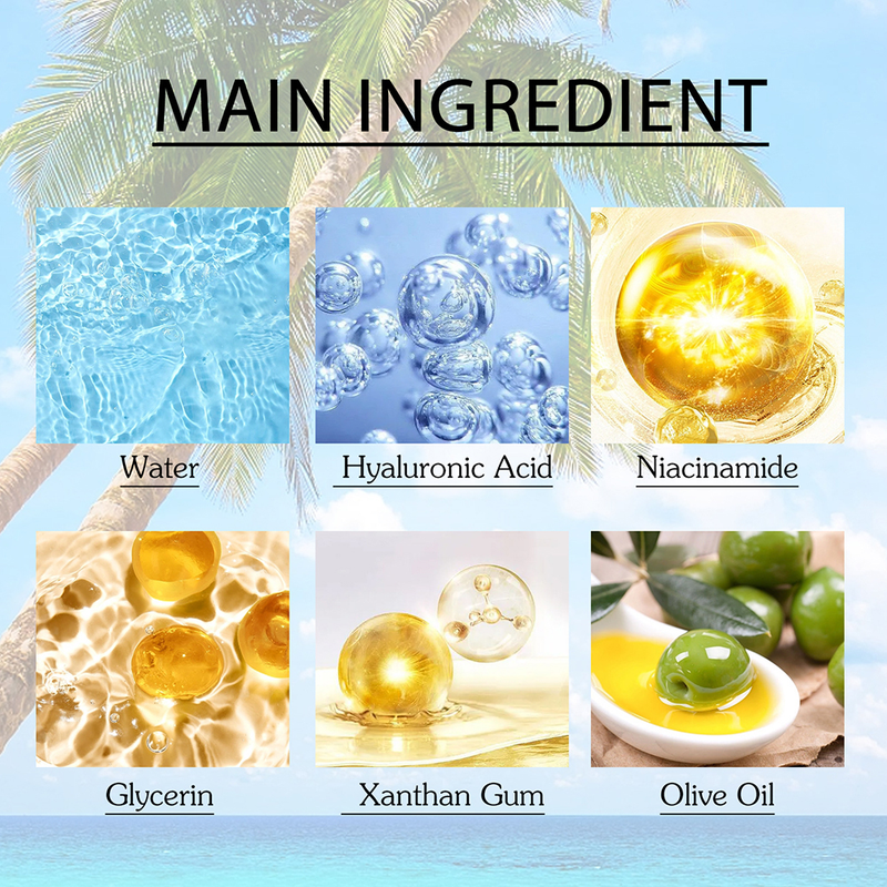 Eredeti 50 ml-es arcra való naptej Ultra SPF50+ testre való naptej Fényesedés elleni láthatatlan folyékony naptej_voghion.com