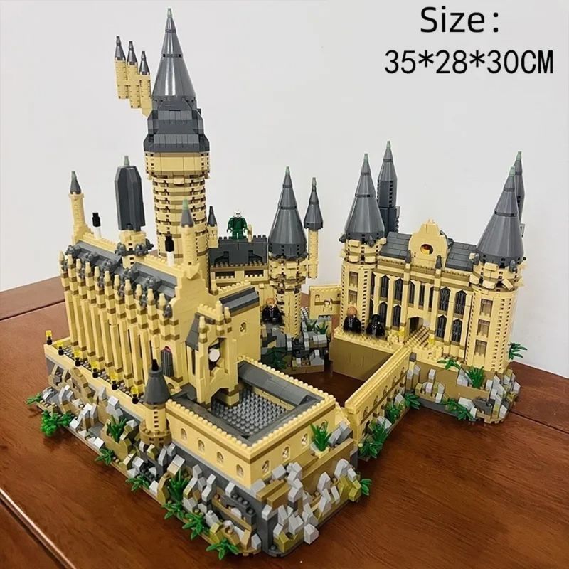 Micro Bricks City Creative Medieval Magic Castle Series School Architecture Model Building Blocks Gifts Toys Kid Adult Child_voghion.com