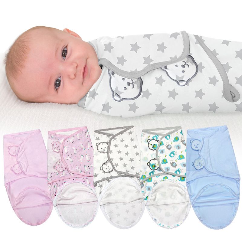 1/2 uds. Sacos de dormir para bebés, envoltorio tipo capullo para recién nacidos, 100 % algodón, manta para bebés de 0 a 6 meses, saco de dormir_voghion.com